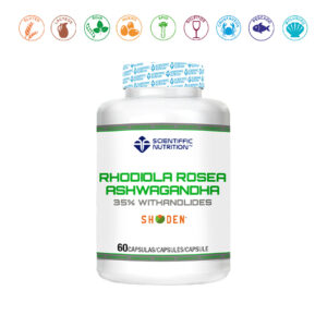 RHODIOLA ROSEA + ASHWAGANDHA - 60CAPSULAS