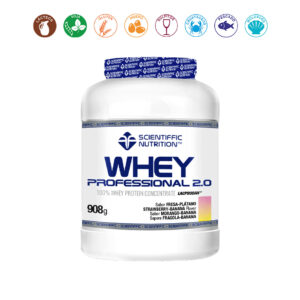 WHEY PROFESSIONAL 2.0 FRESA PLATANO - 908G