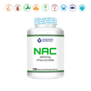 NAC + FLAVONOIDS 300MG - 120 CAPSULAS
