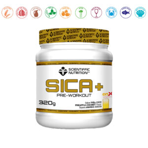 SICA+ PREWORKOUT PIÑA COCO - 320GR.