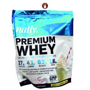 PREMIUM WHEY VAINILLA CARAMELO - 1KG.
