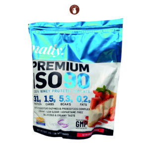 PREMIUM ISO 90 TARTA DE FRESA - 1KG.