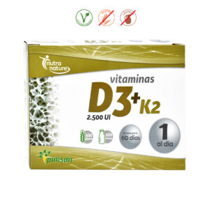 VITAMINAS D3 + K2 2500UI - 60 CAPSULAS