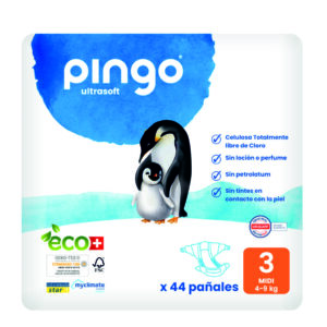 PAÑALES T3 4-9 Kg BIO - 44 UDS.