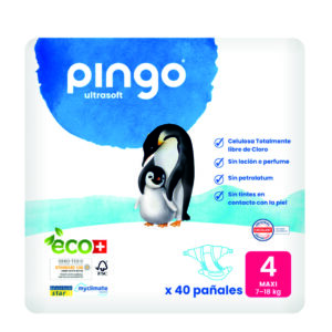 PAÑALES T4 7-18 Kg BIO - 40 UDS.