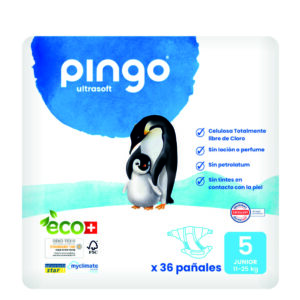 PAÑALES T5 12-25 Kg BIO - 36 UDS.