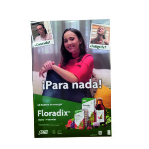 CARTEL PIE 40x60 FLORADIX (PARA NADA)