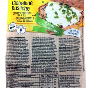 CIABATTINE RUSTICHE SIN GLUTEN - 200GR.