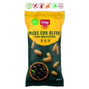 PICOS CON OLIVAS SIN GLUTEN - 60GR.