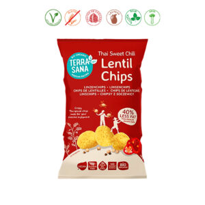 CHIPS DE LENTEJAS THAI CON CHILE DULCE - 75GR.