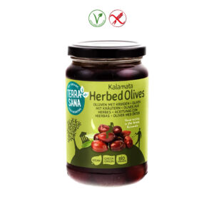 ACEITUNAS KALAMATA CON HUESO MARINADAS - 345GR.