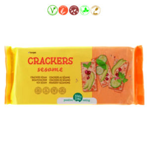 CRACKERS SESAMO 10 PAQUETES 30GR, - 300GR.
