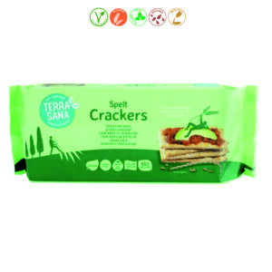 CRACKERS ESPELTA 8 PAQUETES - 250GR.