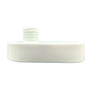 TAPA CUADRADA AGUJERO CREMA 500/100