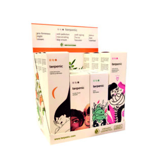 PACK EXPOSITOR COSMETICA MIX TERPENIC 3x4 REF