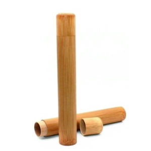 FUNDA DE VIAJE PARA CEPILLO BAMBU ADULTOS - 1 UNID