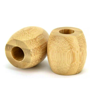 SOPORTE PARA CEPILLOS DE DIENTES BAMBU - 1 UNIDAD^^