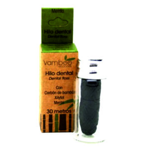 HILO DENTAL CON CARBON DE BAMBU - 30 METROS