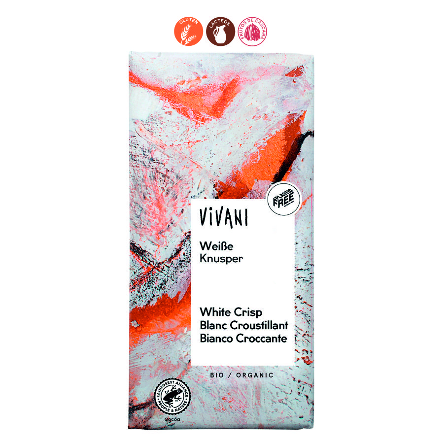 TABLETA CHOCOLATE BLANCO CON ARROZ INFLADO - 100GR