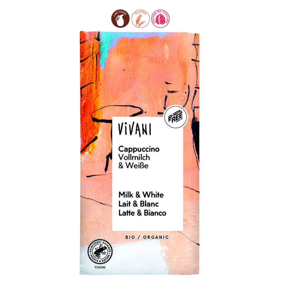 TABLETA CHOCOLATE BLANCO CAPPUCCINO - 100GR.