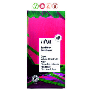 TABLETA CHOCO NEGRO 55%  STO. DOMINGO AVELLANAS EN