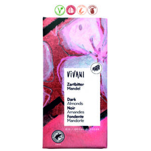 TABLETA CHOCOLATE NEGRO 55% CON ALMENDRAS - 100GR.