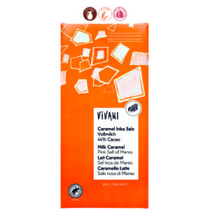 TABLETA CHOCOLATE CON LECHE 44% CARAMELO SAL ROSA