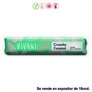 EXP BARRITA CHOCOLATE CRUJIENTE CON COCO - 18x35GR