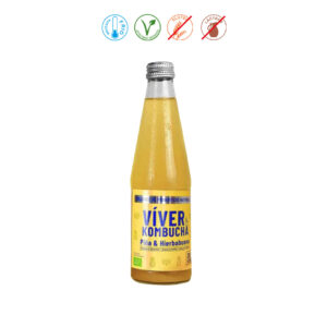 VIVER KOMBUCHA PIÑA HIERBABUENA - 330ML.