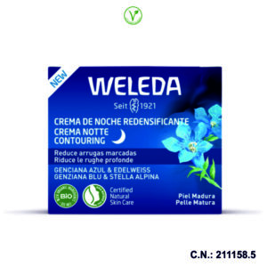 CREMA DE NOCHE REDENSIFICANTE DE GENCIANA AZUL Y EDELWEISS - 40ML.