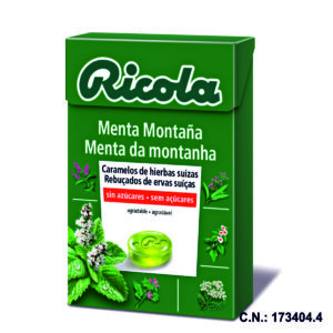 RICOLA CARAMELOS SIN AZUCAR MENTA MONTAÑA - 50GR.