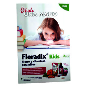 CARTEL PIE FLORADIX KIDS (40x60) (HIERRO PARA SU MENTE)