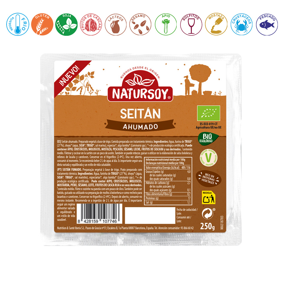 BIO SEITAN AHUMADO - 250GR.