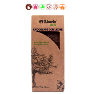 TURRON CHOCOLATE CON LECHE ALMENDRA - 200GR.