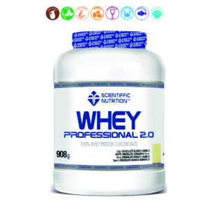 WHEY PROFESSIONAL 2.0 CHOCO BLANCO CANELA - 908GR.