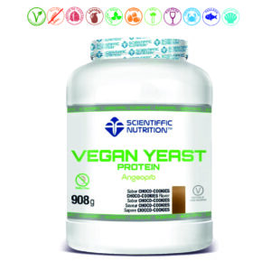 VEGAN YEAST PROTEIN CHOCO COOKIES - 908GR.