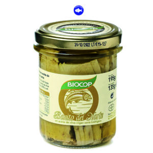 FILETES DE BONITO DEL NORTE EN OLIVA - 195GR.