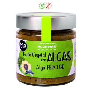 PATE VEGETAL CON ALGA PERCEBE BIO - 180GR.