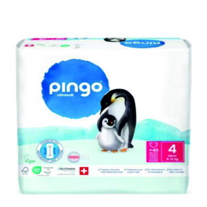 PAÑALES ECOLOGICOS TALLA 4 (8-14 KG) - 40 UDS