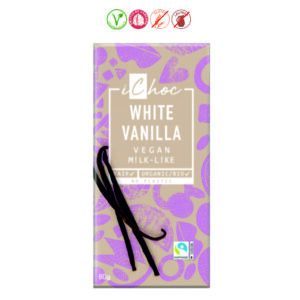 ICHOC CHOCLATE VEGANO BLANCO VAINILLA - 80GR.