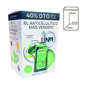 CAJAS 2 PUBLICITARIAS DUPLO ABEDUL