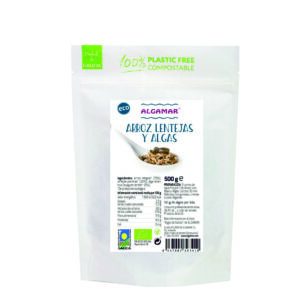 ARROZ LENTEJAS Y ALGAS BIO - 500GR.