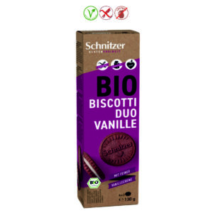 GALLETAS RELLENAS DUO VAINILLA SIN GLUTEN - 130GR.