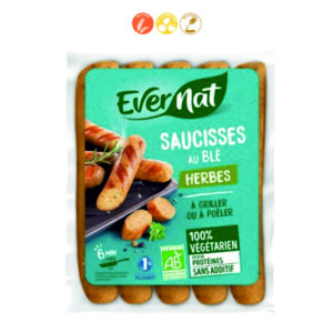 SALCHICHAS SEITAN CON HIERBAS - 200GR.